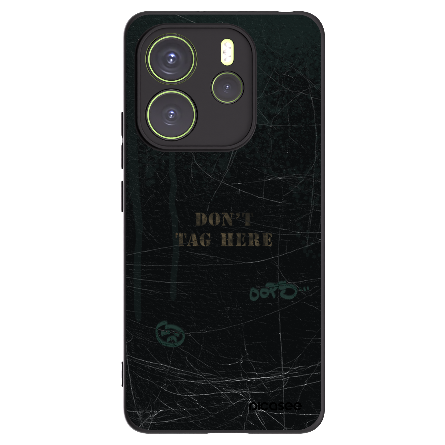 Picasee silikónový čierny obal pre Xiaomi Redmi Note 14 4G - DON´T TAG