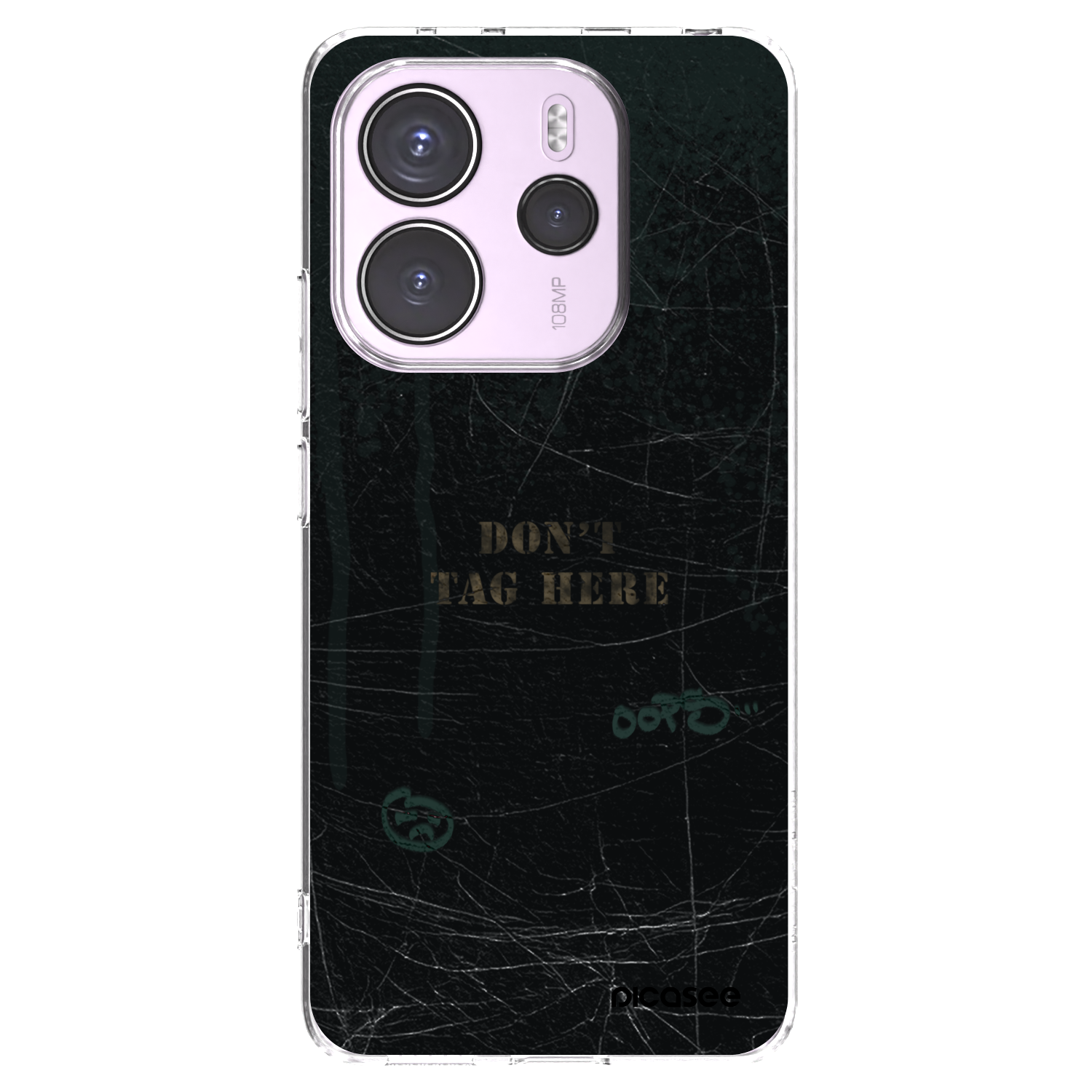 Picasee silikónový prehľadný obal pre Xiaomi Redmi Note 14 4G - DON´T TAG