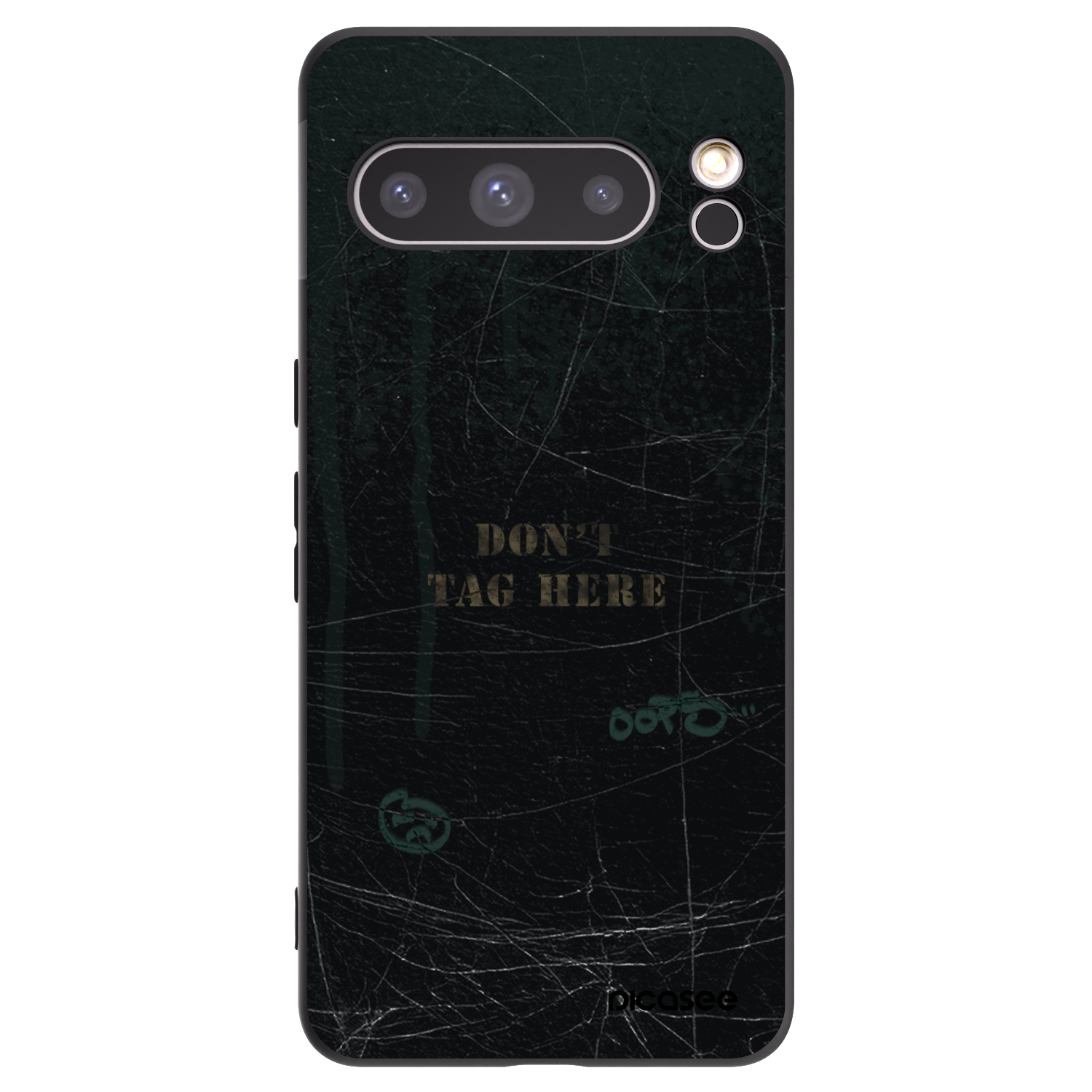 Picasee silikónový čierny obal pre Google Pixel 8 Pro - DON´T TAG