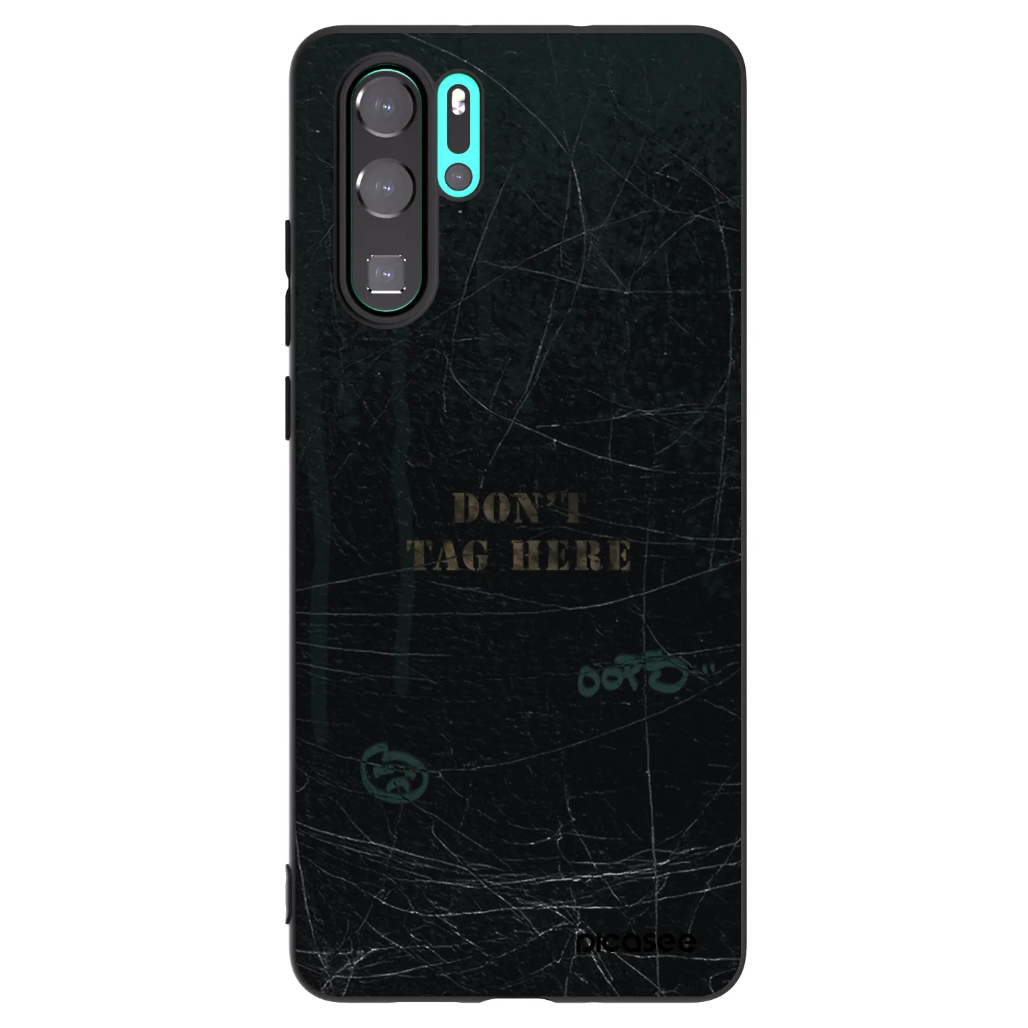 Picasee silikónový čierny obal pre Huawei P30 Pro - DON´T TAG