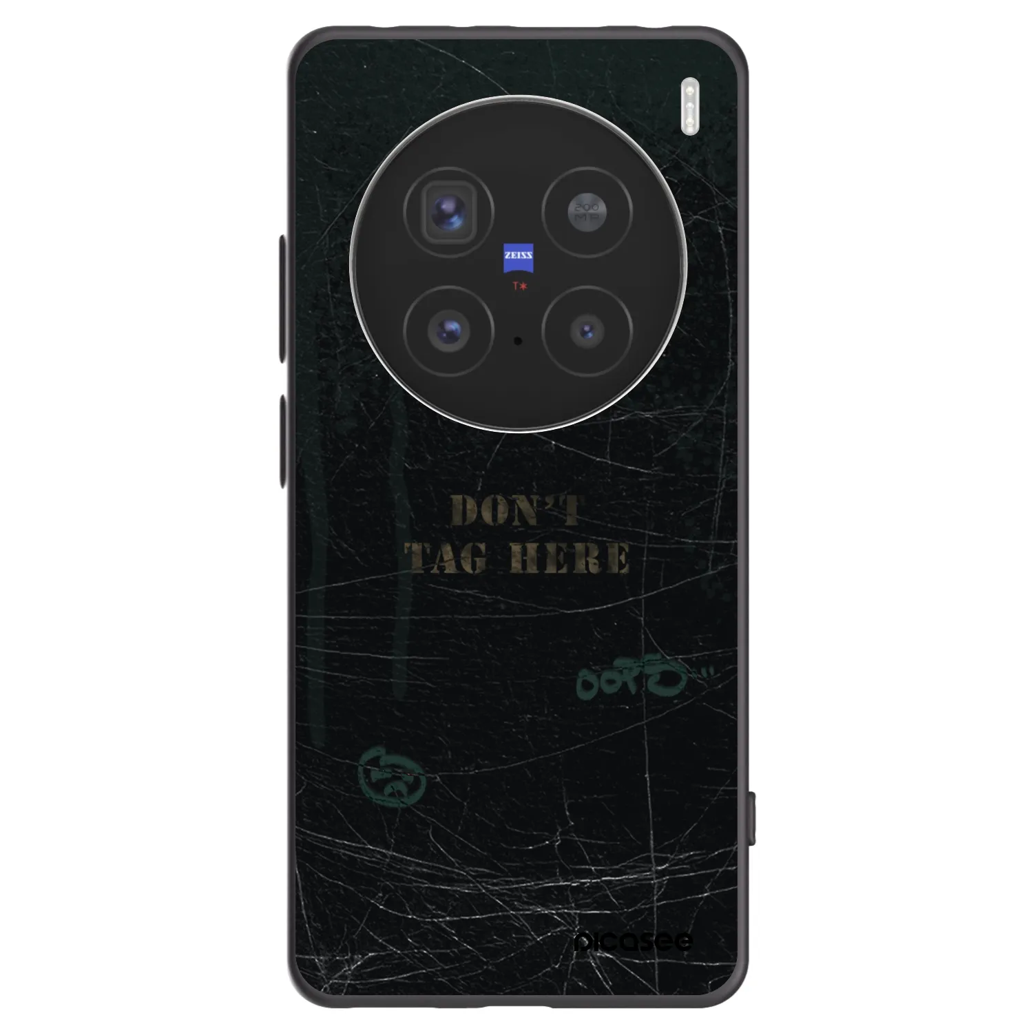 Picasee silikónový čierny obal pre Vivo X200 Pro - DON´T TAG