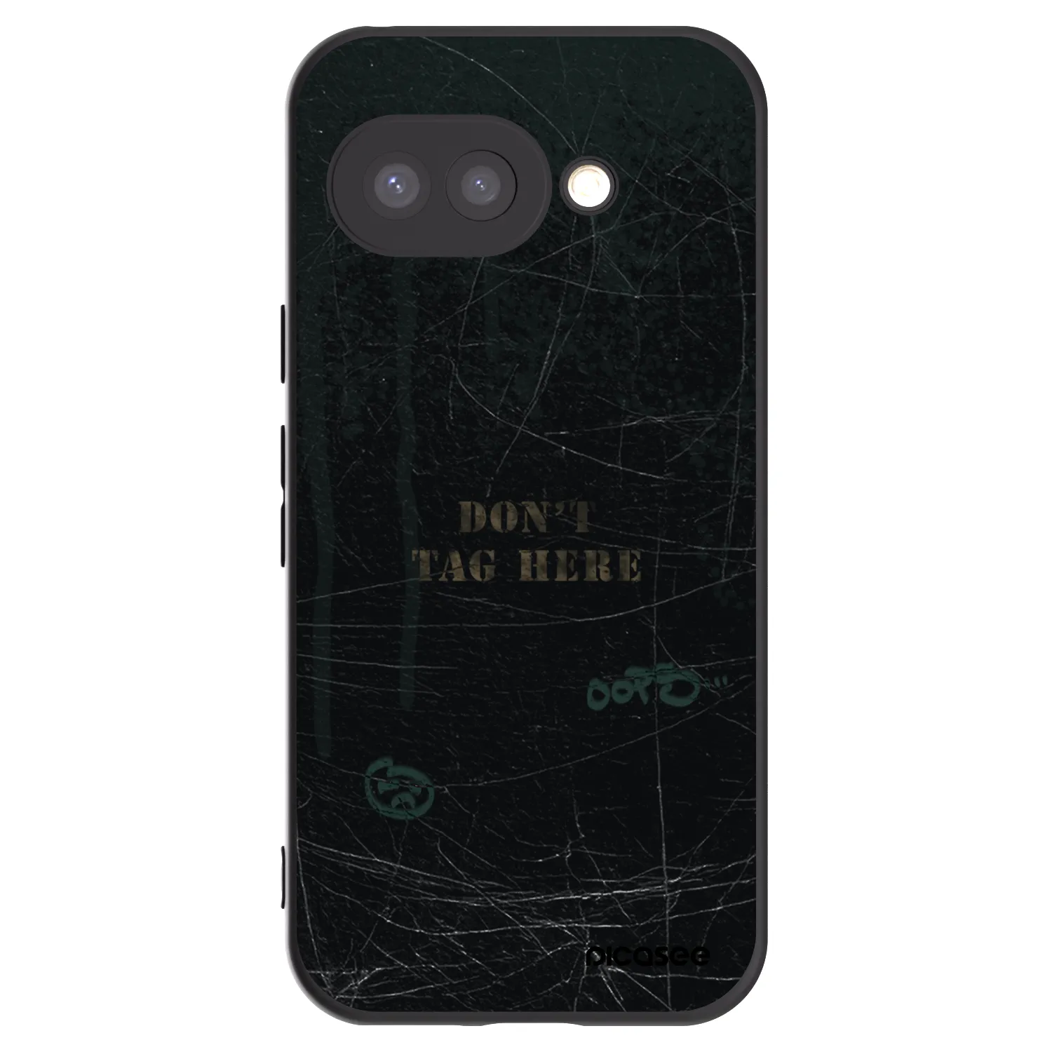 Picasee silikónový čierny obal pre Google Pixel 9a - DON´T TAG