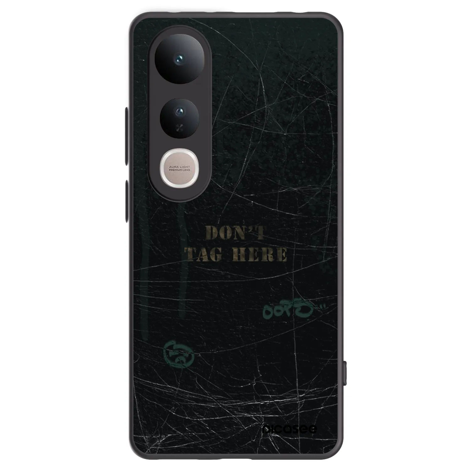 Picasee silikónový čierny obal pre Vivo V50 Lite 5G - DON´T TAG