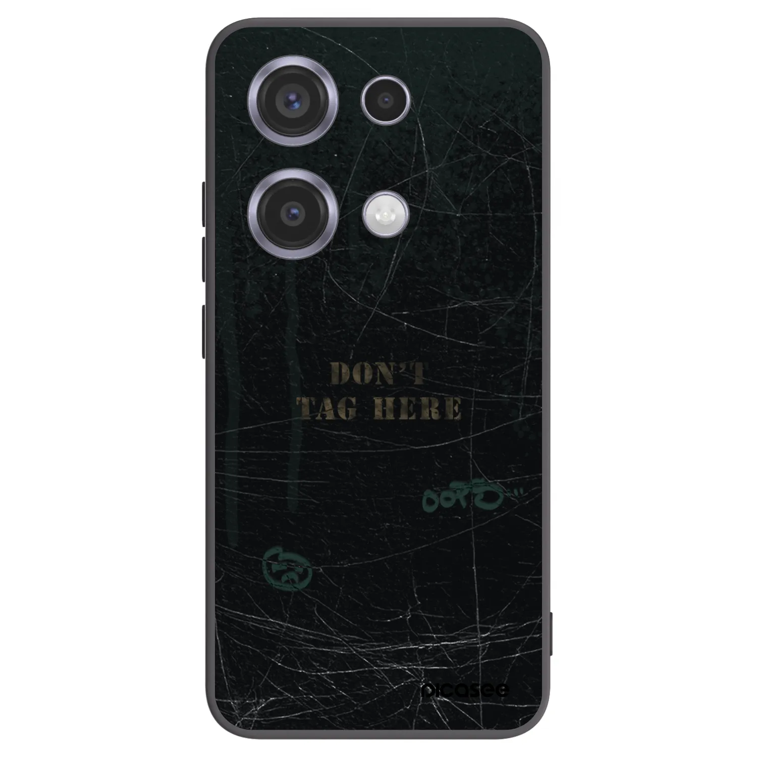 Picasee silikónový čierny obal pre Xiaomi Redmi Note 14S - DON´T TAG