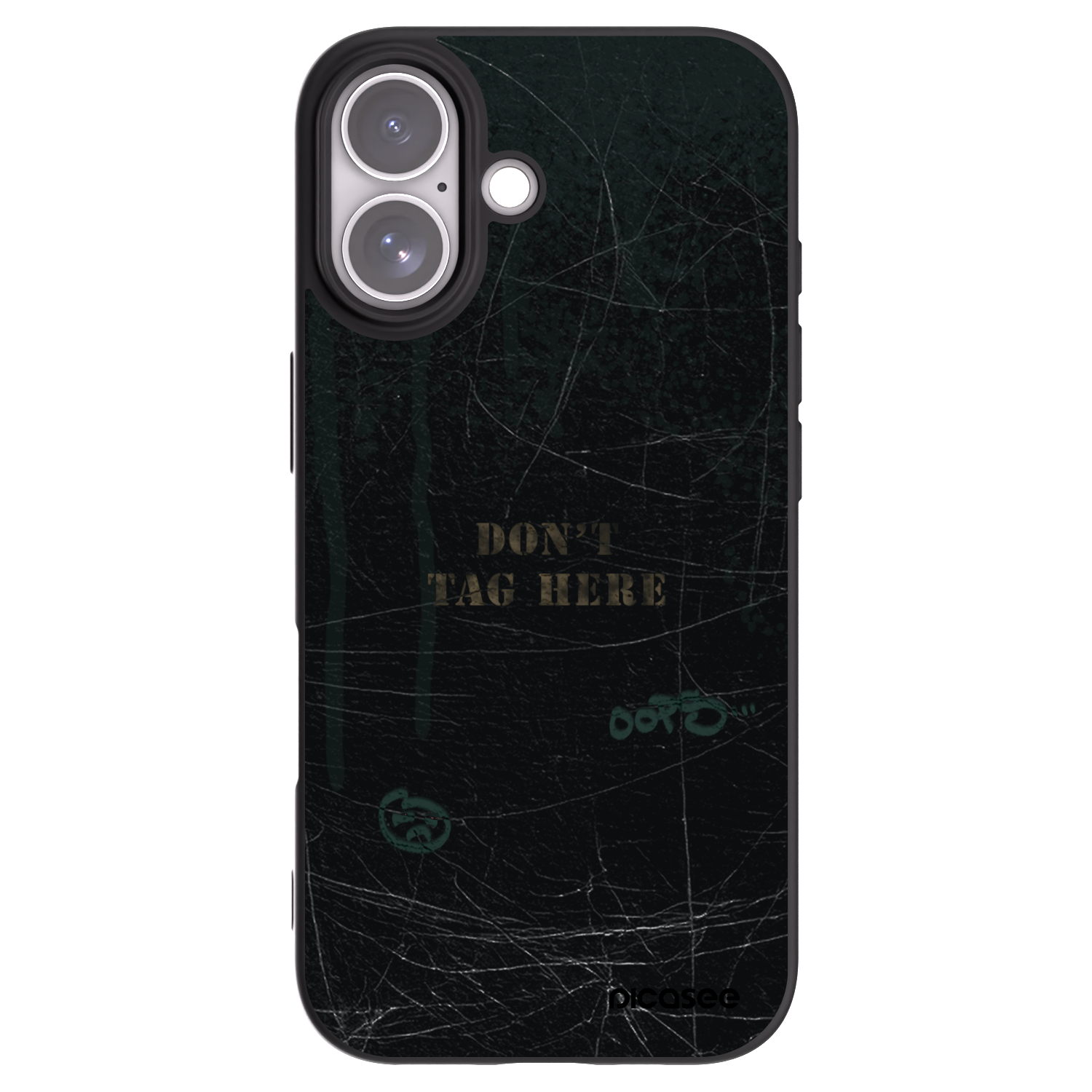 Picasee silikónový čierny obal pre Apple iPhone 17 - DON´T TAG