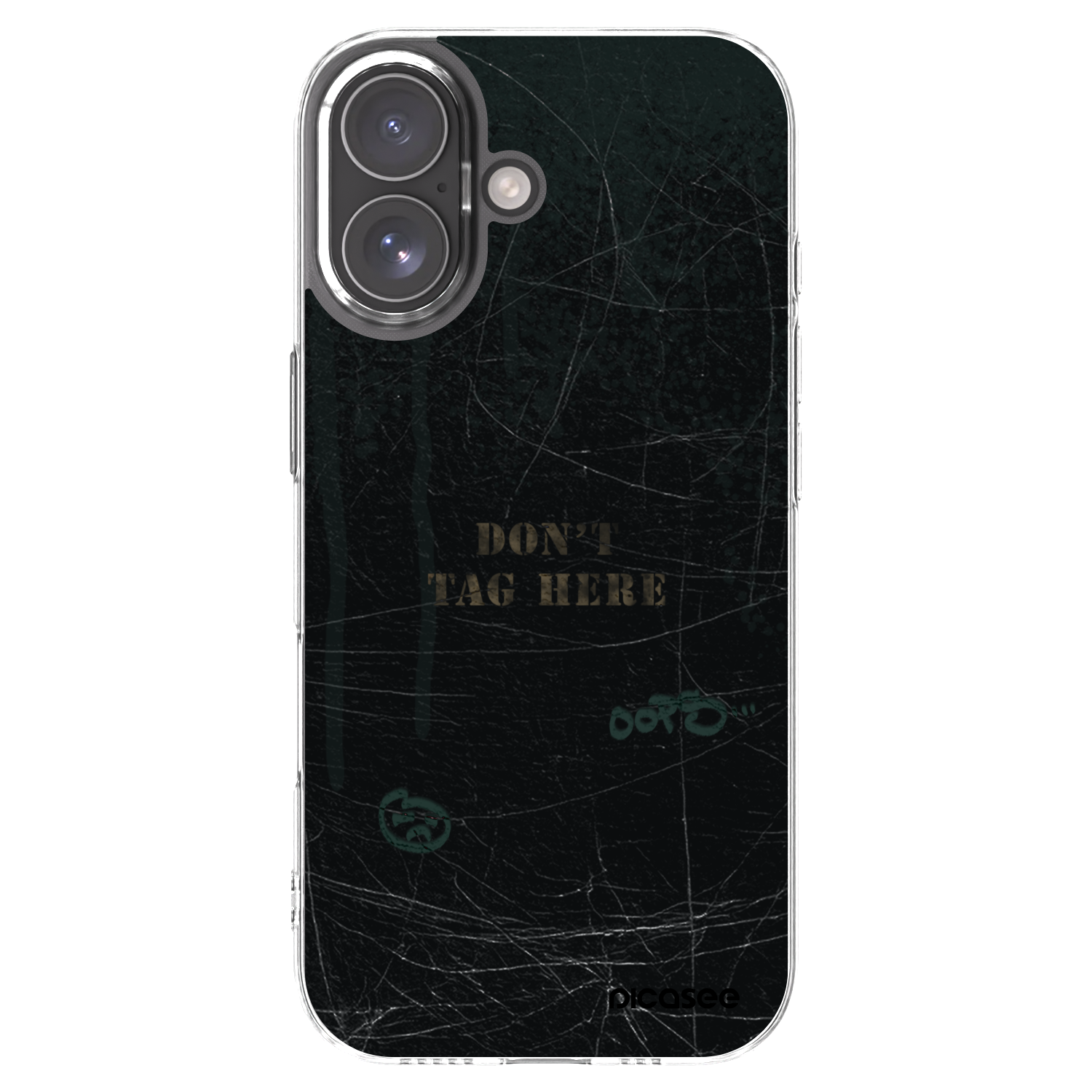 Picasee silikónový prehľadný obal pre Apple iPhone 17 - DON´T TAG