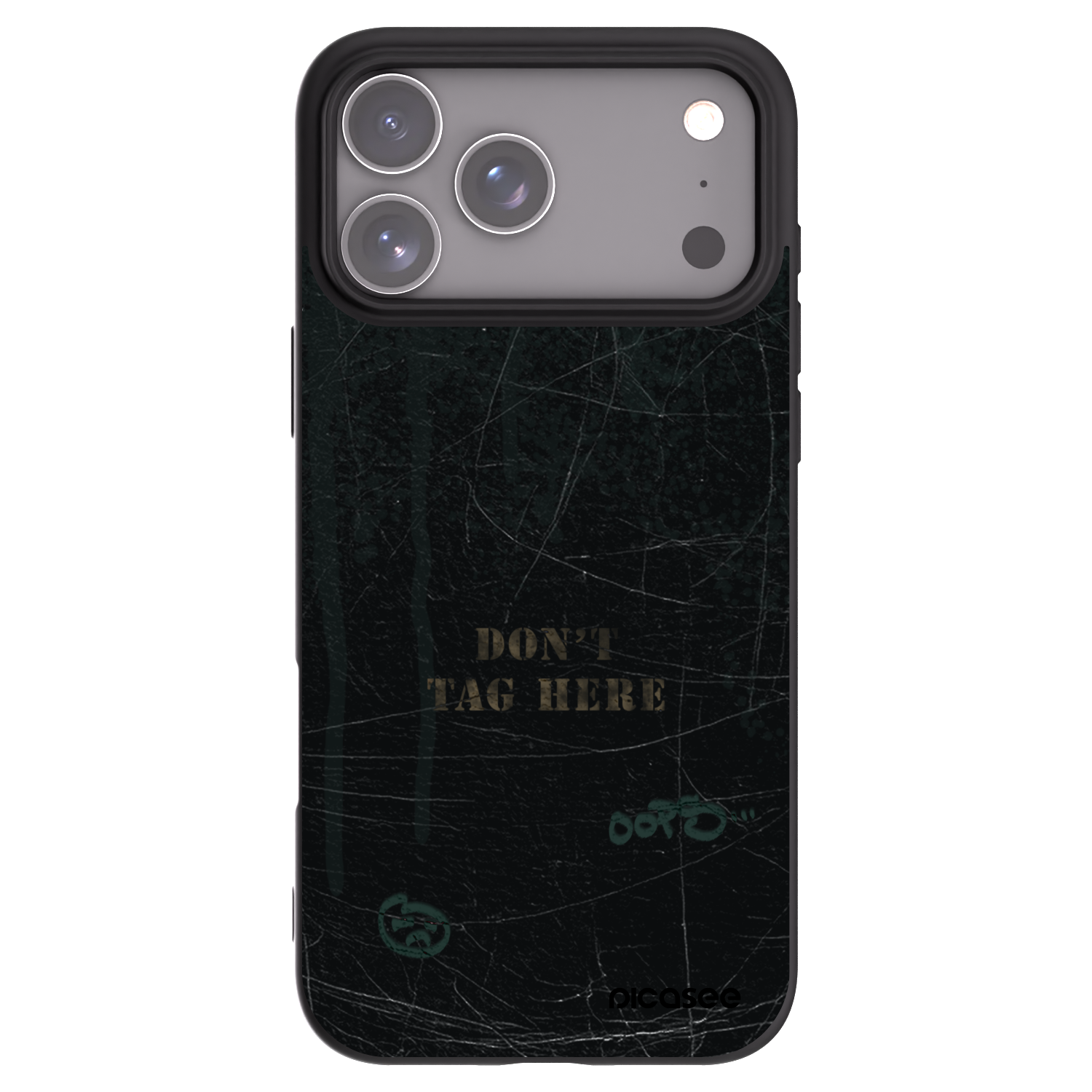 Silikónový čierny obal pre Apple iPhone 17 Pro Max - DON´T TAG