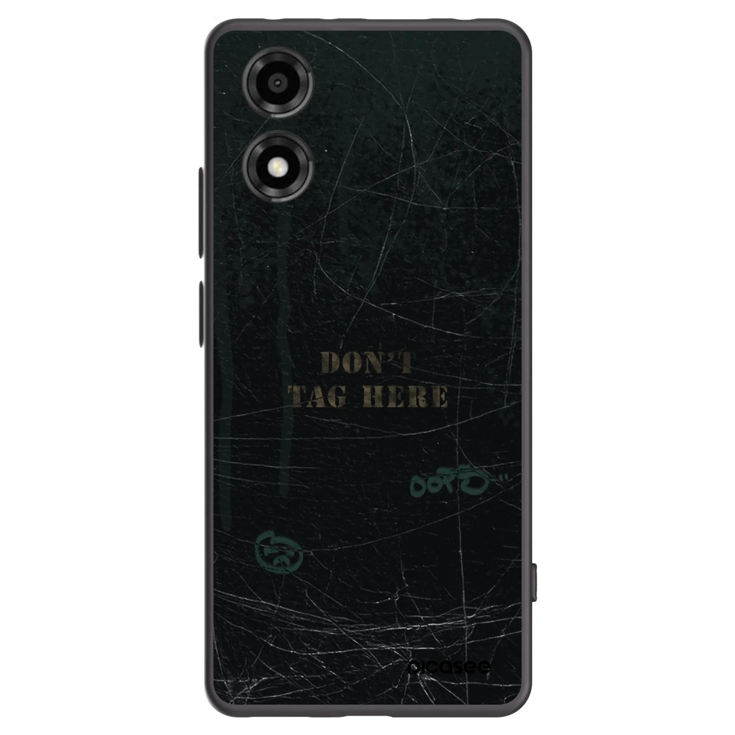 Picasee silikónový čierny obal pre Motorola Moto E14 - DON´T TAG