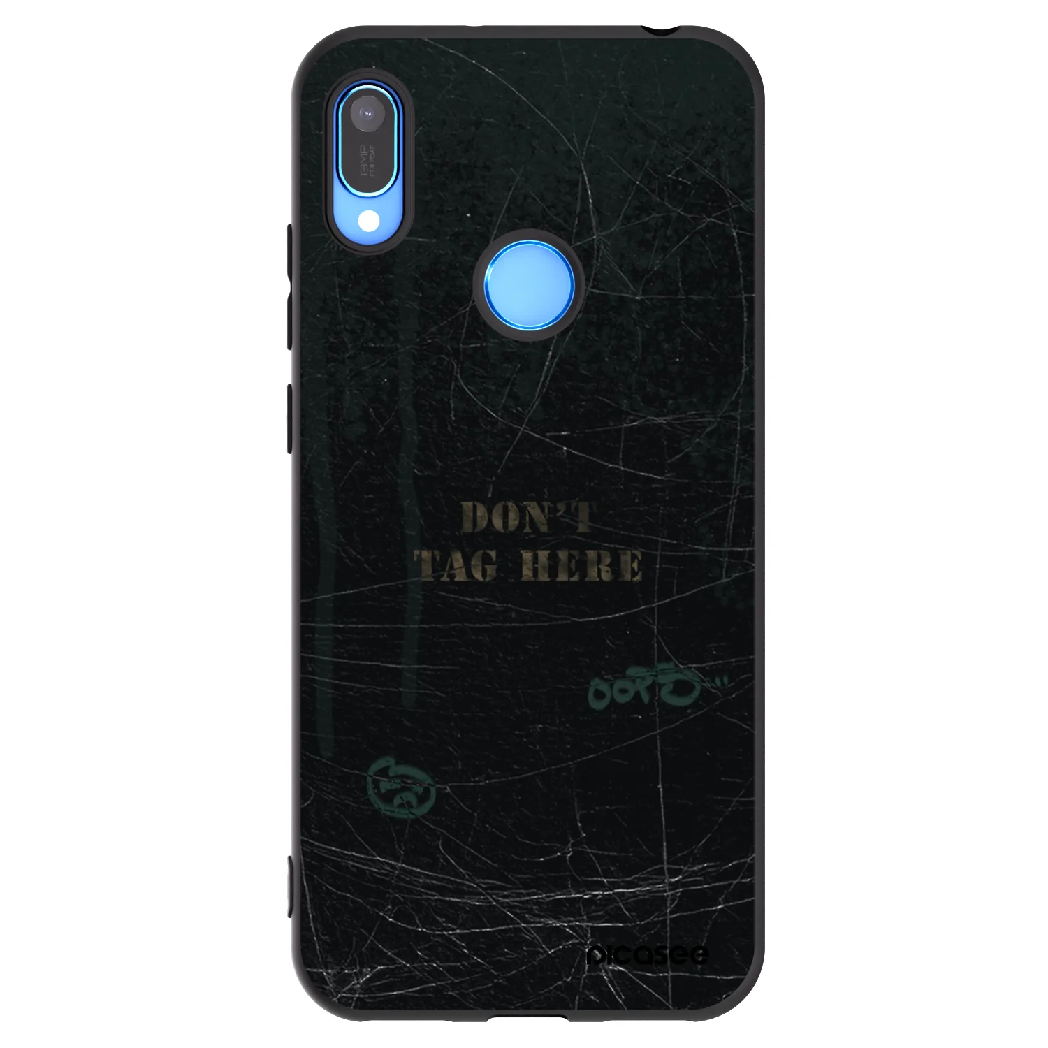 Picasee silikónový čierny obal pre Huawei Y6 2019 - DON´T TAG