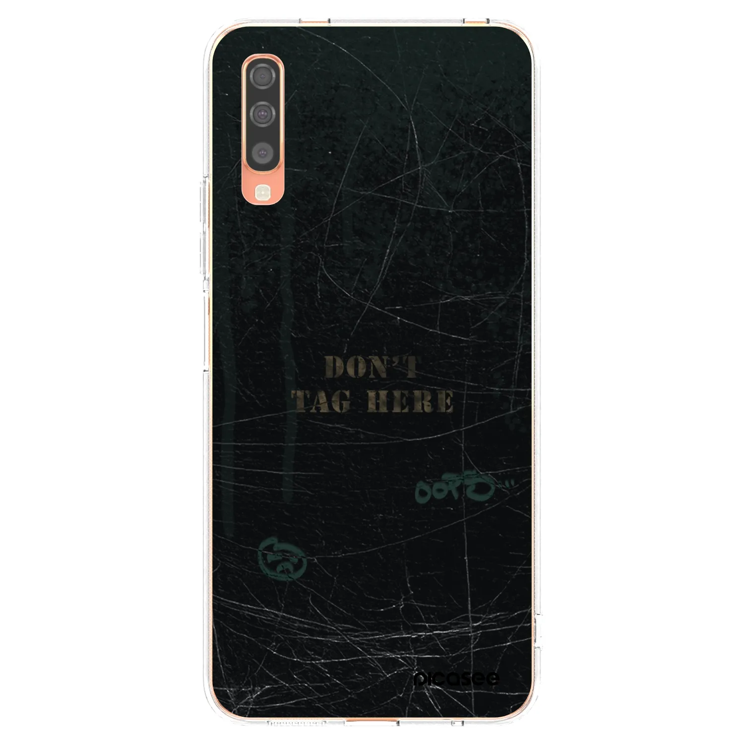 Picasee silikónový prehľadný obal pre Samsung Galaxy A70 A705F - DON´T TAG