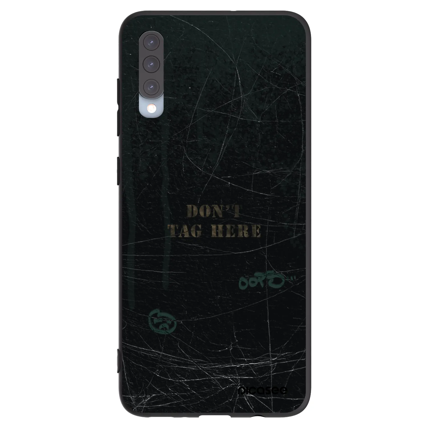 Picasee silikónový čierny obal pre Samsung Galaxy A70 A705F - DON´T TAG