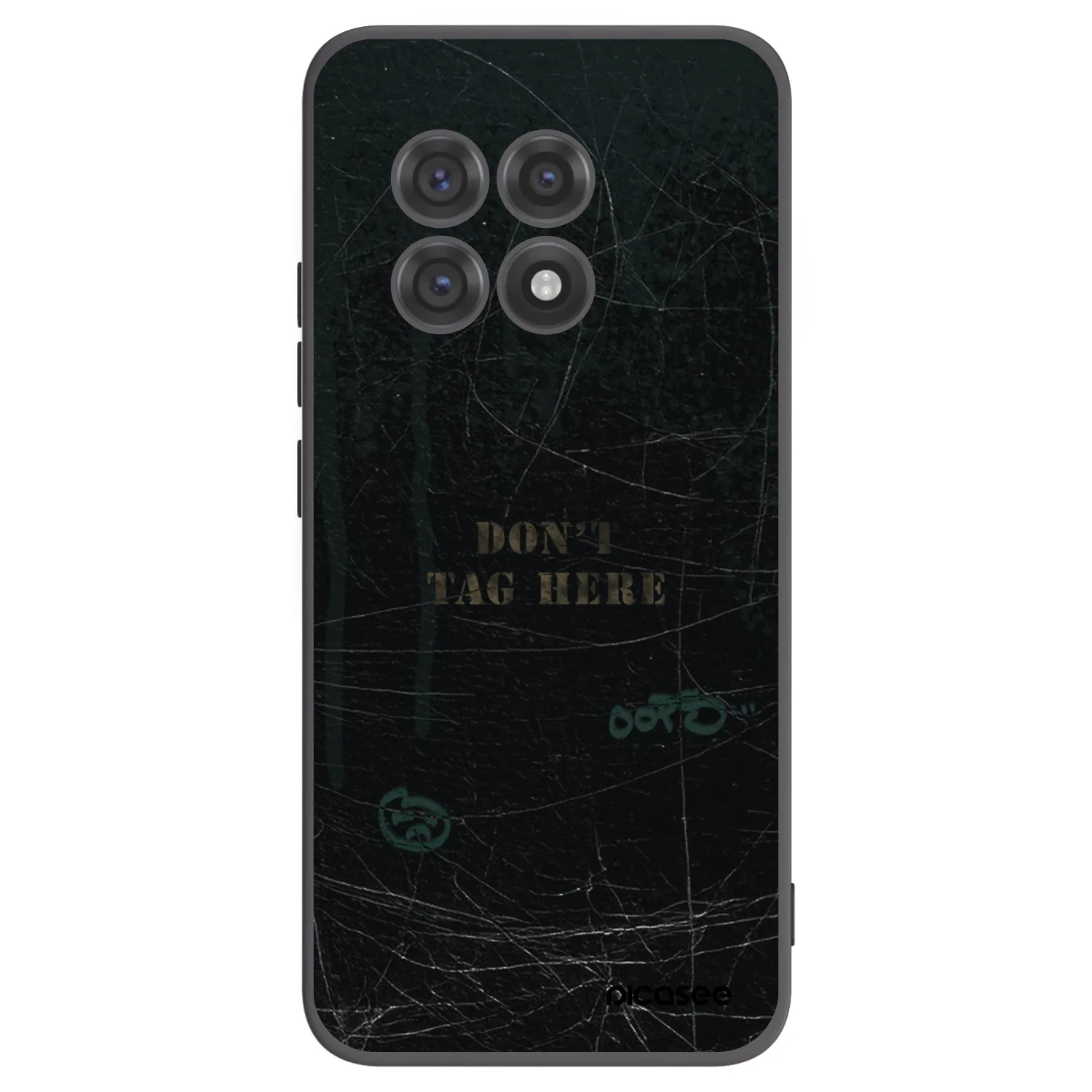 Picasee silikónový čierny obal pre OnePlus 13R 5G - DON´T TAG