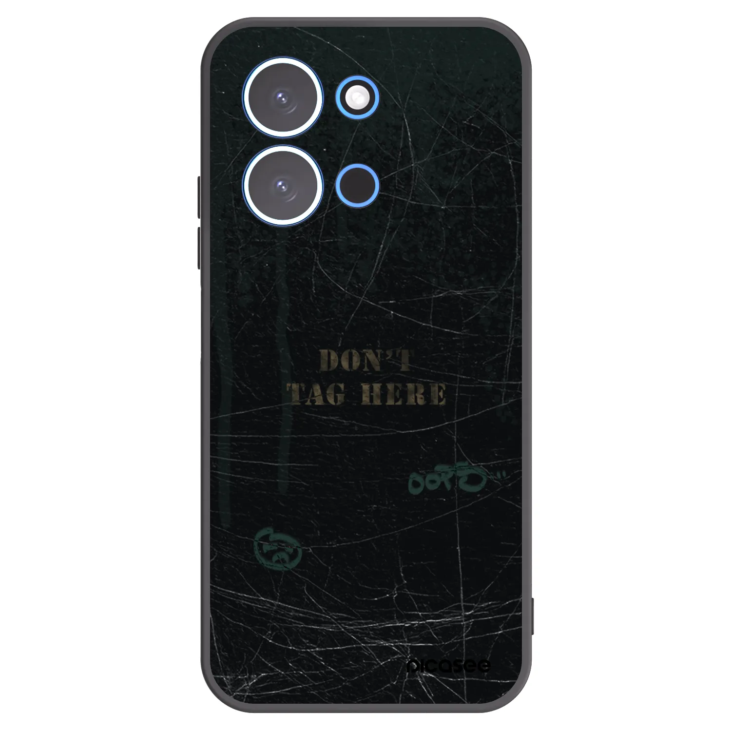 Silikónový čierny obal pre Xiaomi Redmi 15C 4G - DON´T TAG