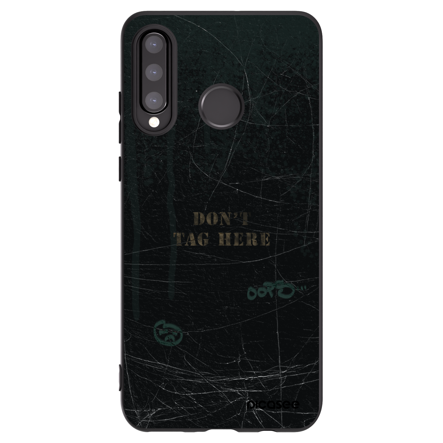 Picasee silikónový čierny obal pre Huawei P30 Lite - DON´T TAG