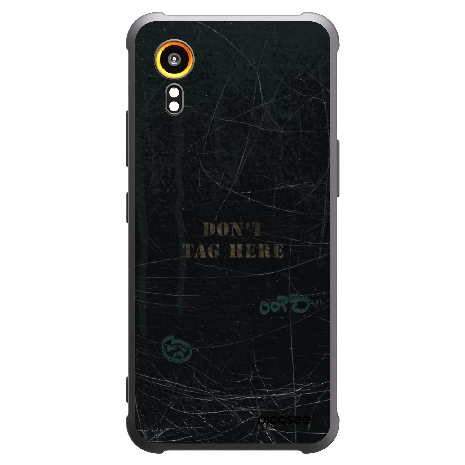 Picasee silikónový čierny obal pre Samsung Galaxy Xcover 7 - DON´T TAG