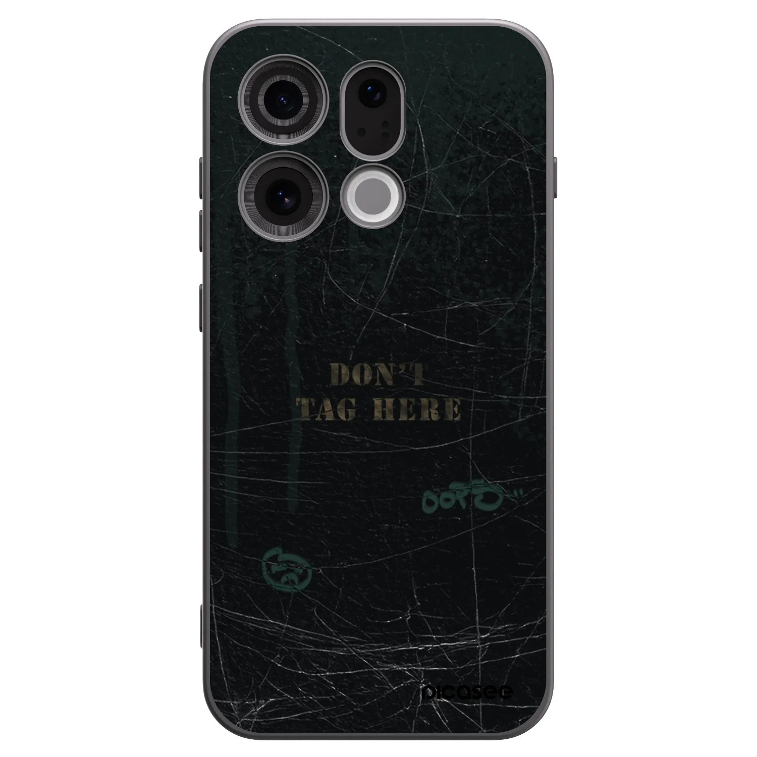Picasee silikónový čierny obal pre OPPO Find X9 - DON´T TAG