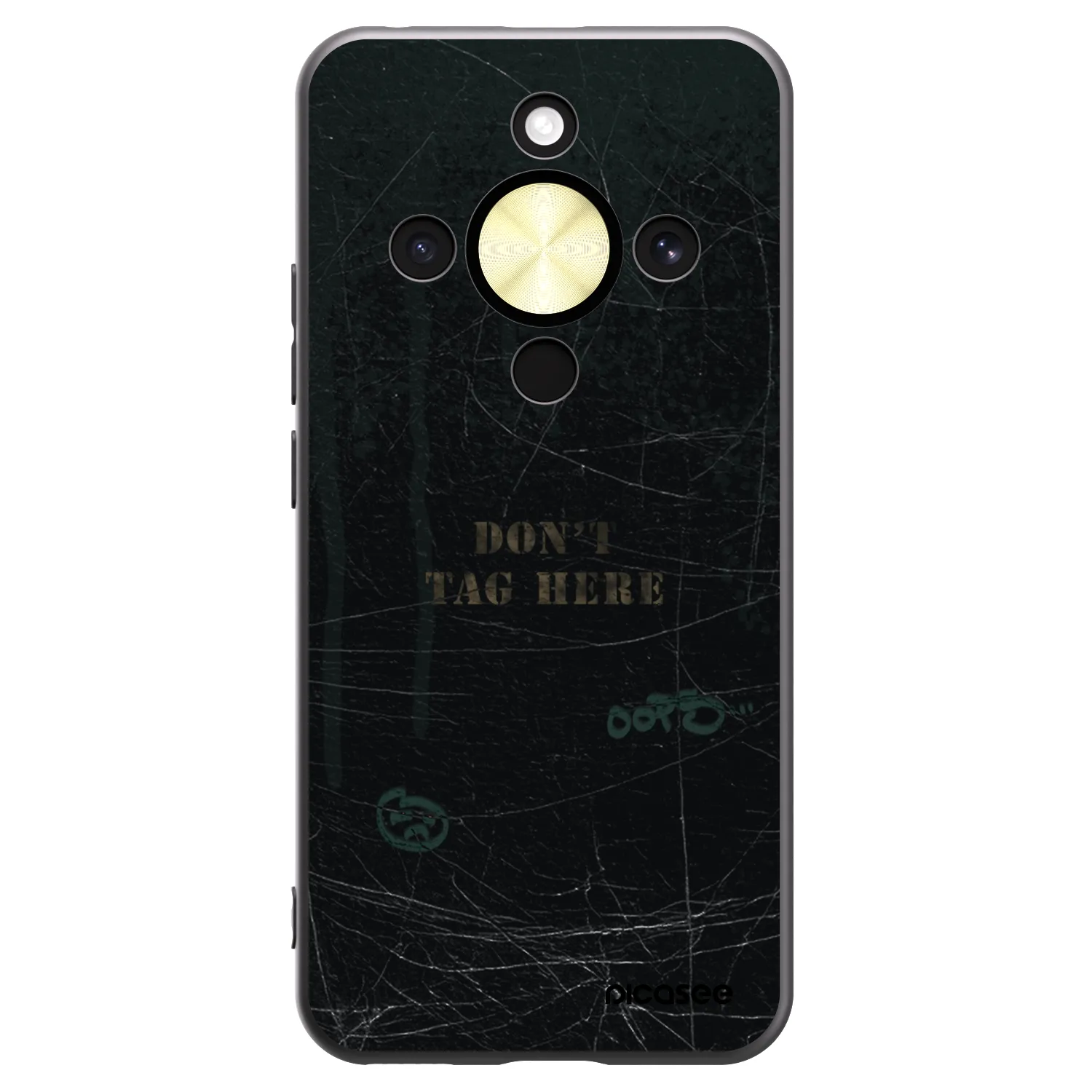 Picasee silikónový čierny obal pre Honor Magic8 Lite 5G - DON´T TAG