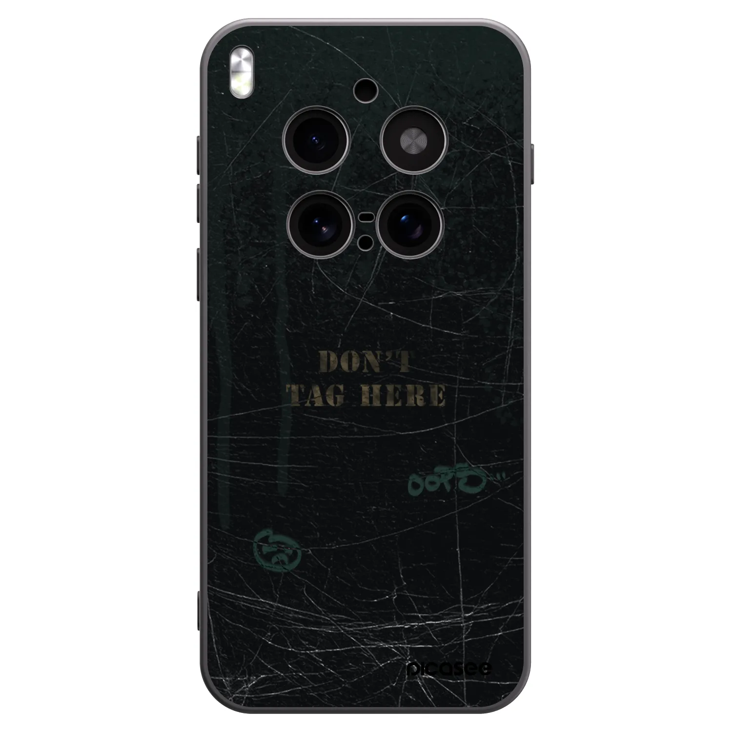 Picasee silikónový čierny obal pre Vivo X300 Pro - DON´T TAG