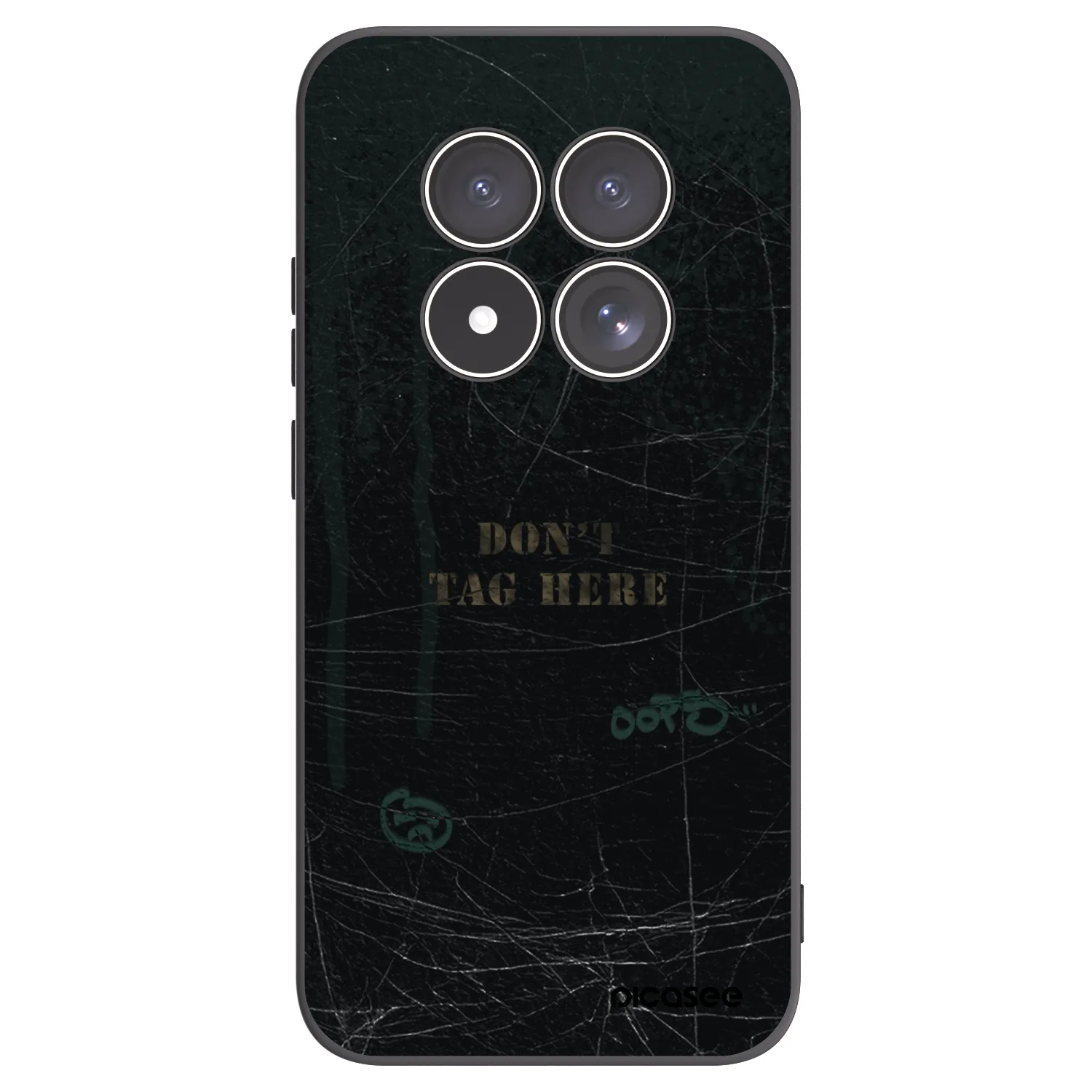 Picasee silikónový čierny obal pre Xiaomi Redmi Note 15 Pro 5G - DON´T TAG