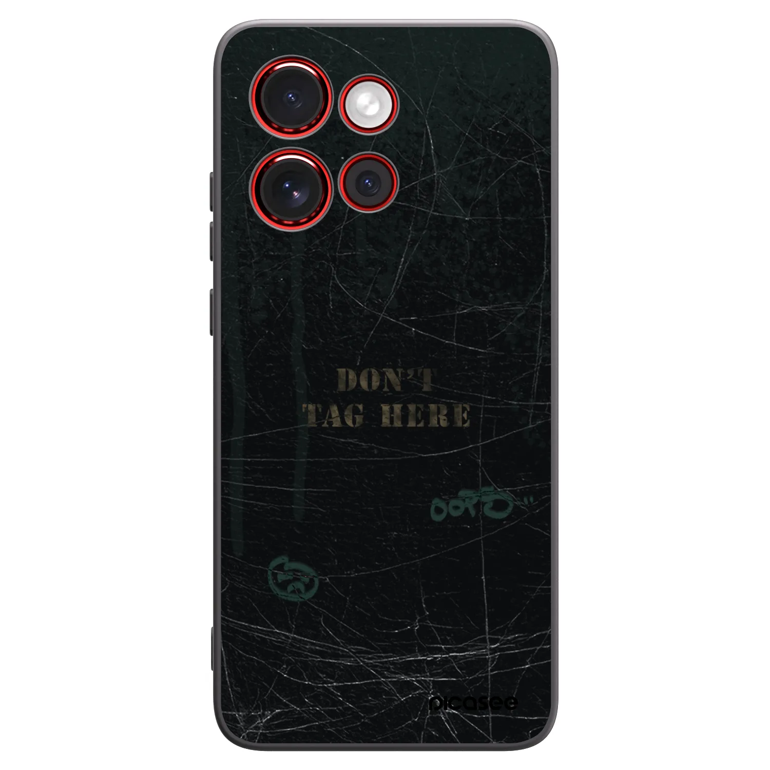 Picasee silikónový čierny obal pre Motorola Edge 60 Neo 5G - DON´T TAG