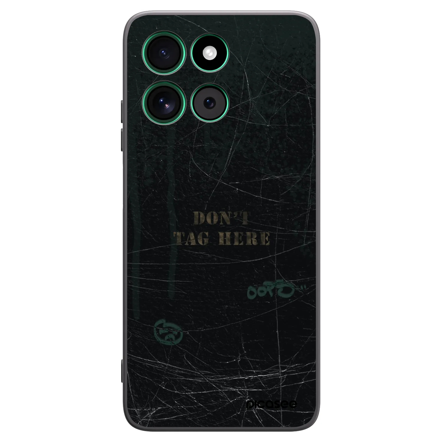 Picasee silikónový čierny obal pre Motorola Moto G57 Power - DON´T TAG