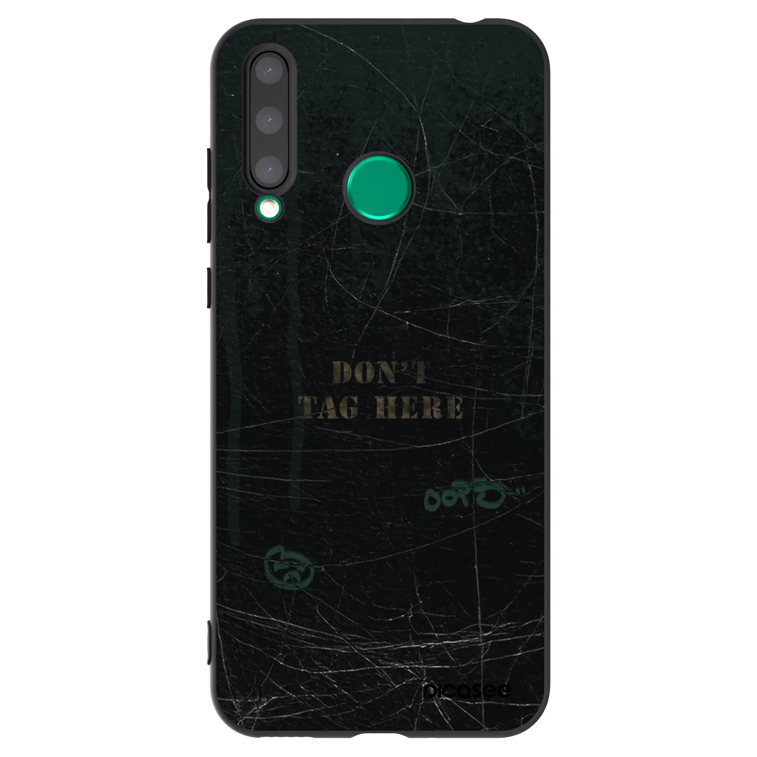 Picasee silikónový čierny obal pre Honor 20 Lite - DON´T TAG