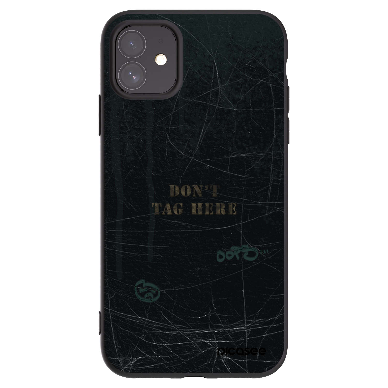 Picasee silikónový čierny obal pre Apple iPhone 11 - DON´T TAG