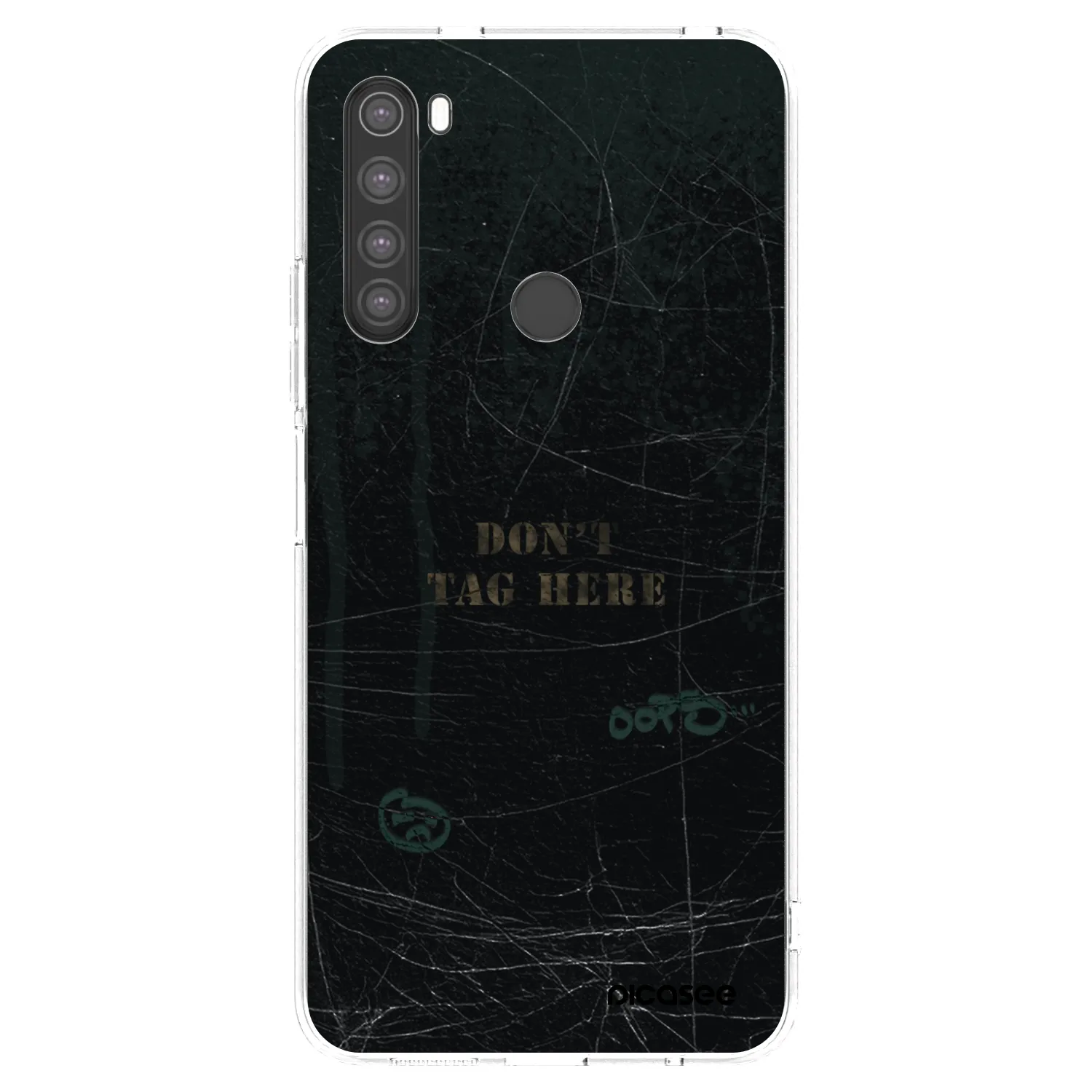 Silikónový prehľadný obal pre Xiaomi Redmi Note 8 - DON´T TAG