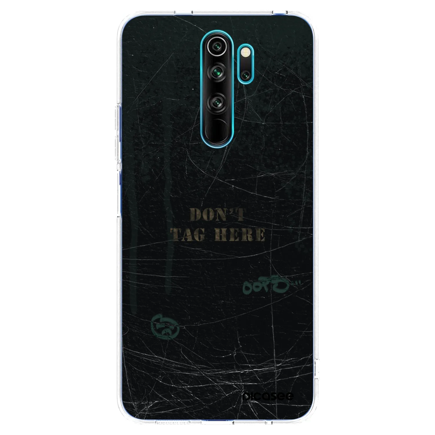Picasee silikónový prehľadný obal pre Xiaomi Redmi Note 8 Pro - DON´T TAG