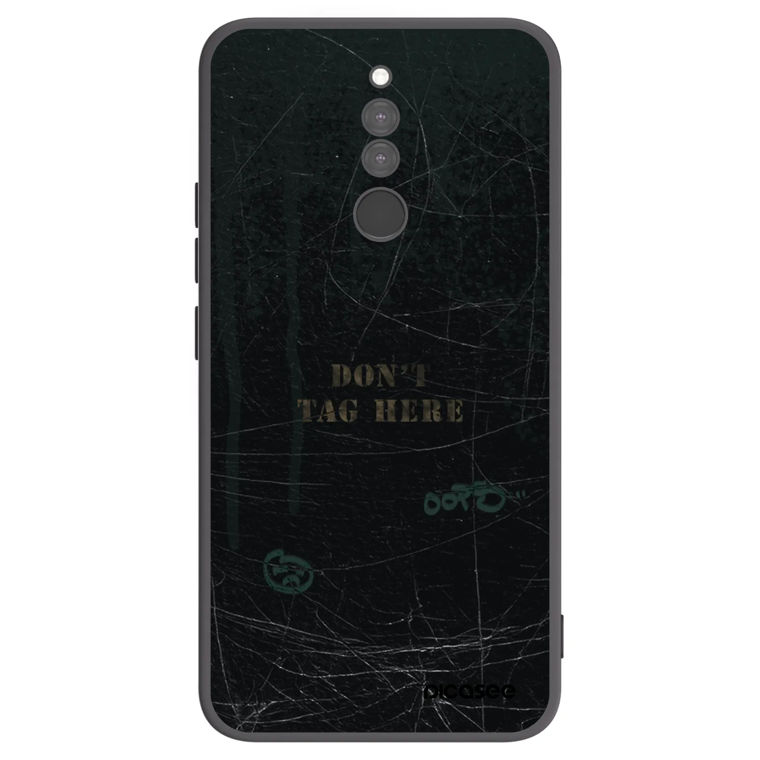 Picasee silikónový čierny obal pre Xiaomi Redmi 8 - DON´T TAG