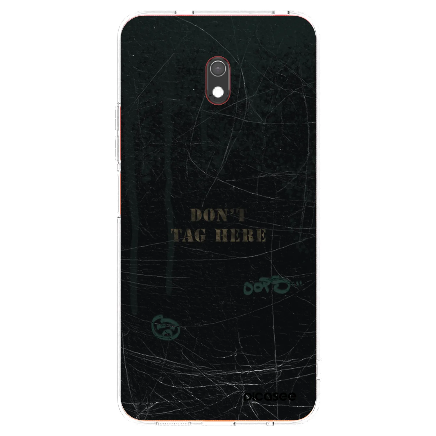 Picasee silikónový prehľadný obal pre Xiaomi Redmi 8A - DON´T TAG
