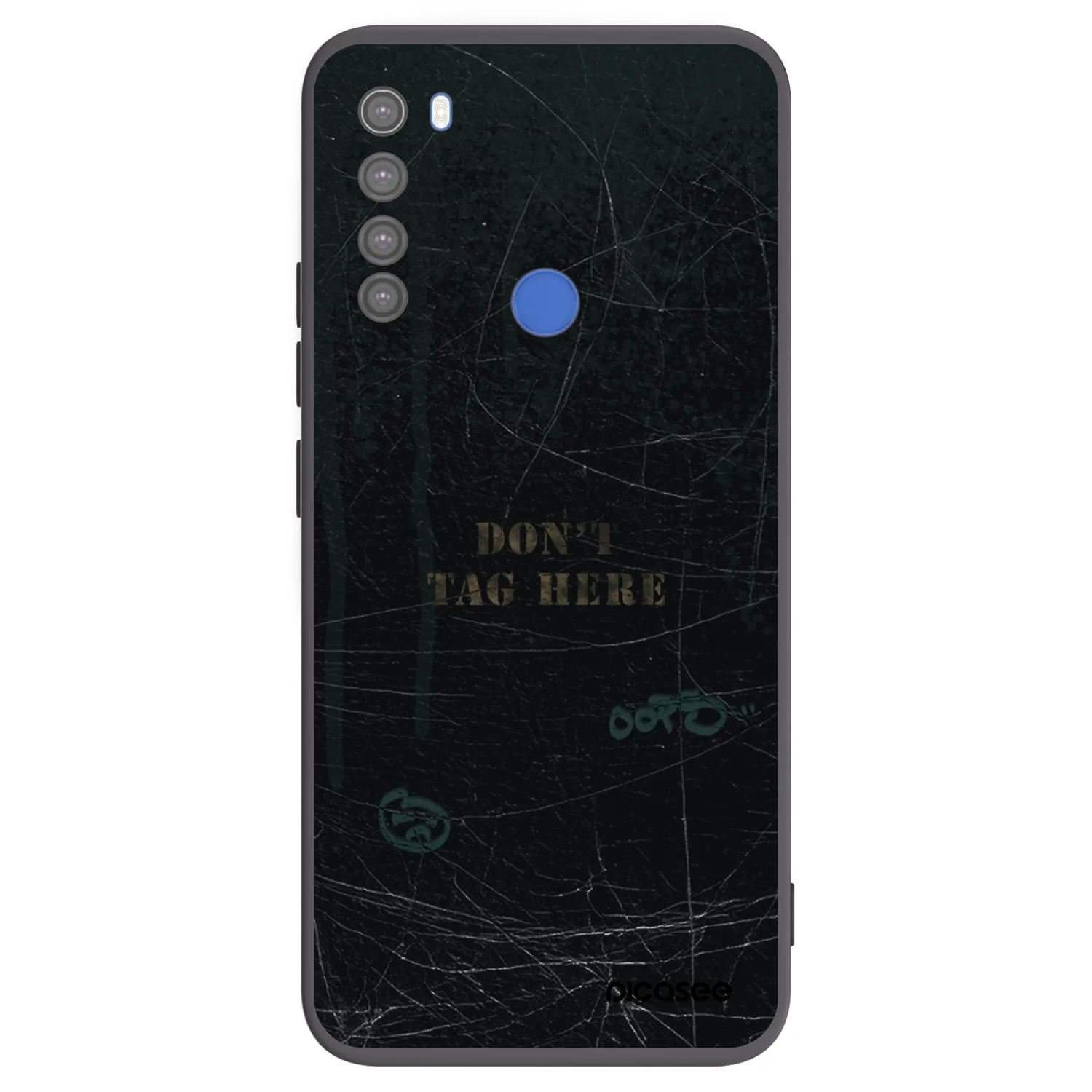 Picasee silikónový čierny obal pre Xiaomi Redmi Note 8T - DON´T TAG
