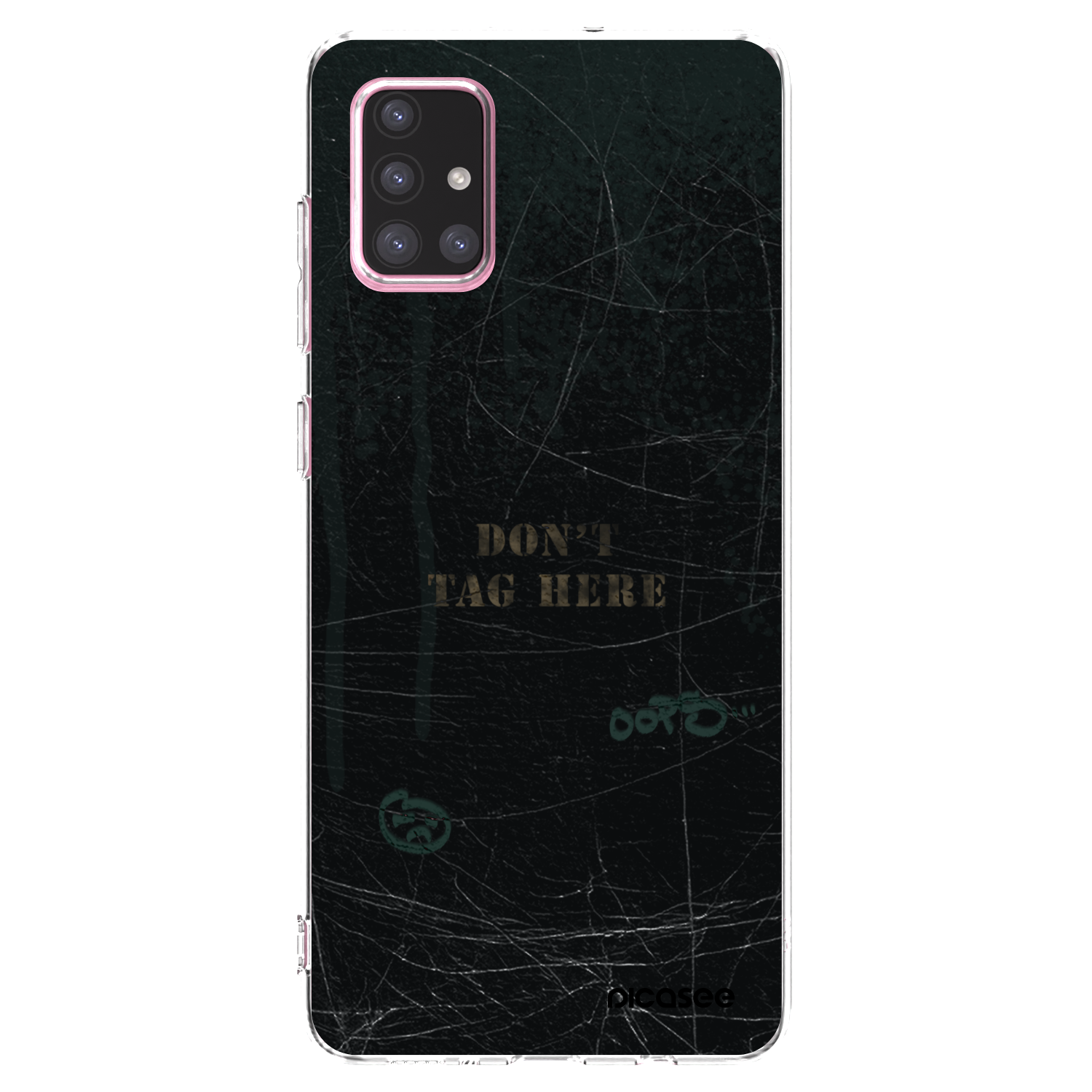 Picasee silikónový prehľadný obal pre Samsung Galaxy A71 A715F - DON´T TAG