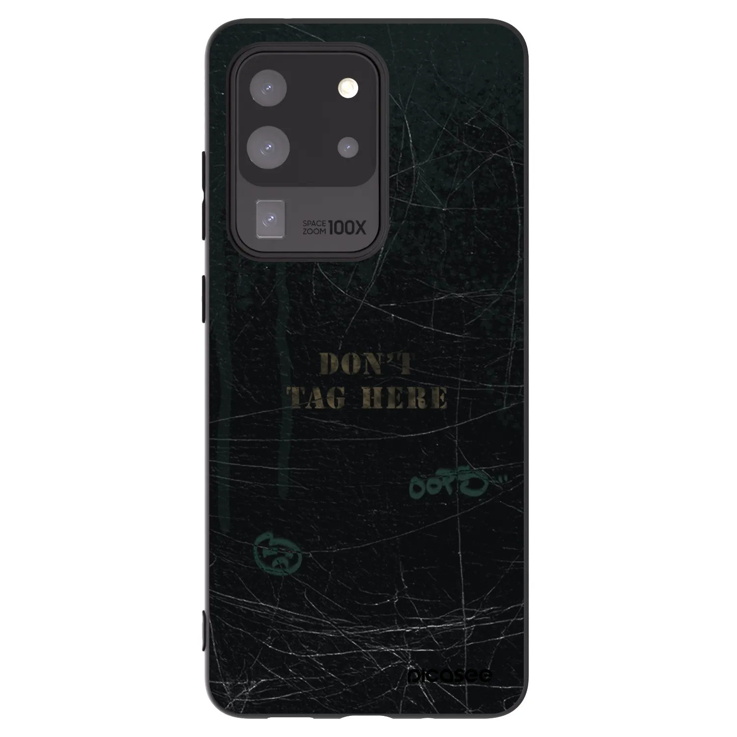 Picasee silikónový čierny obal pre Samsung Galaxy S20 Ultra 5G G988F - DON´T TAG