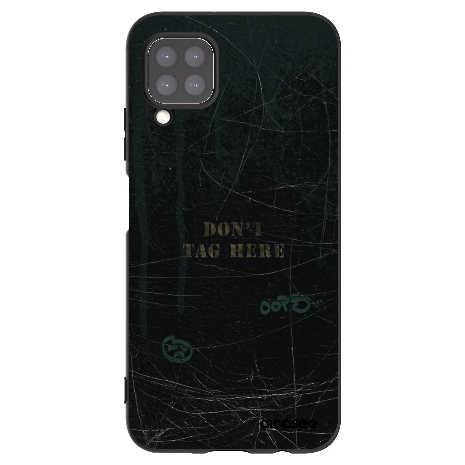 Picasee silikónový čierny obal pre Huawei P40 Lite - DON´T TAG