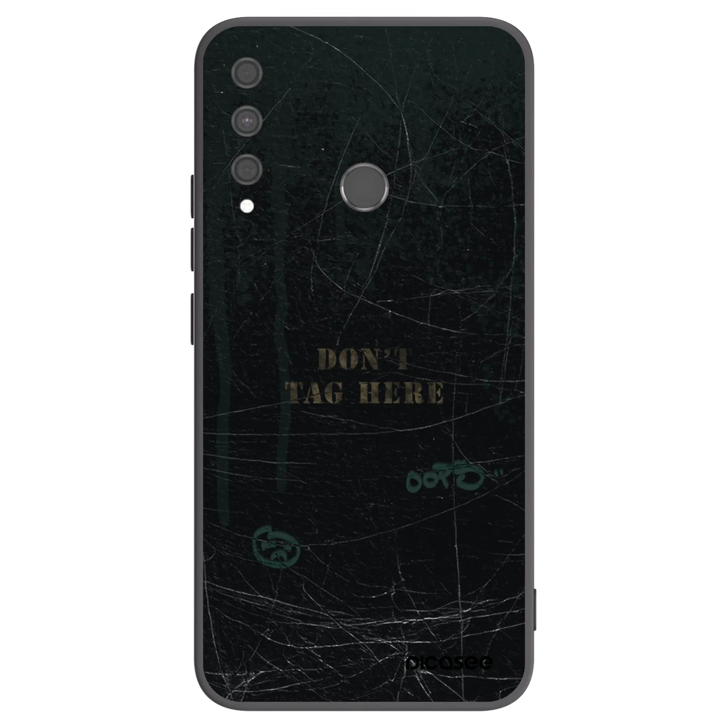 Picasee silikónový čierny obal pre Huawei P40 Lite E - DON´T TAG