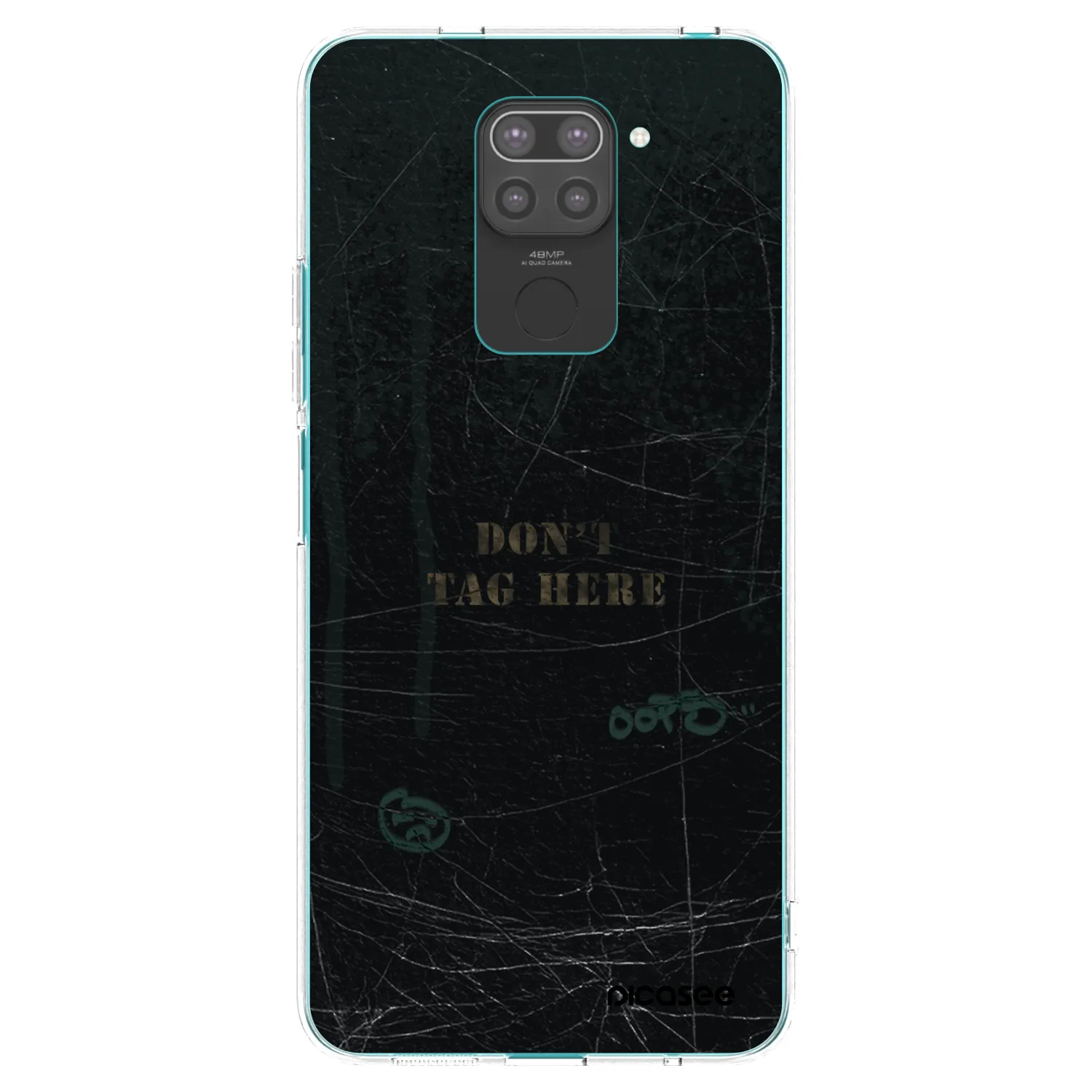 Picasee silikónový čierny obal pre Xiaomi Redmi Note 9 - DON´T TAG