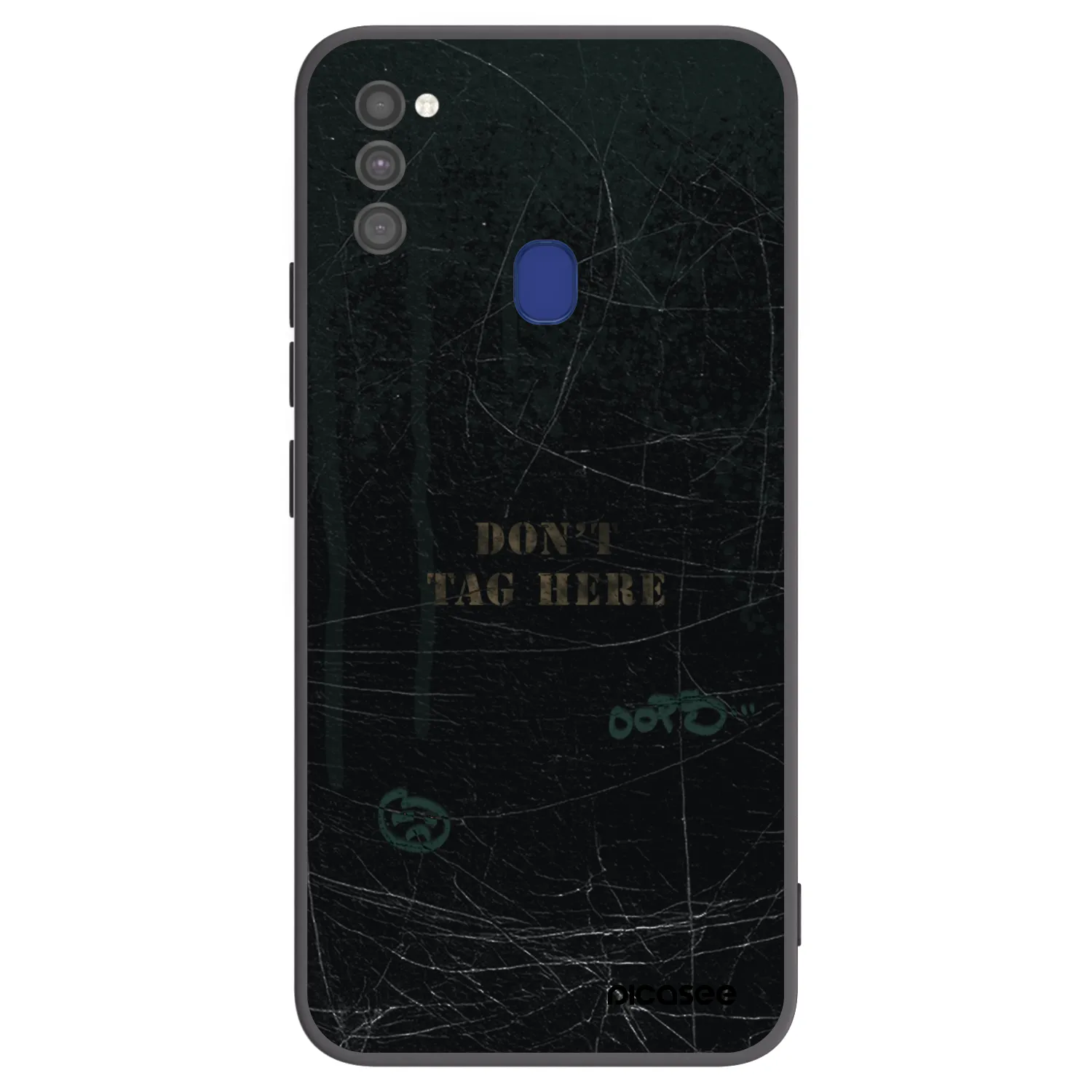 Picasee silikónový čierny obal pre Samsung Galaxy M21 M215F - DON´T TAG