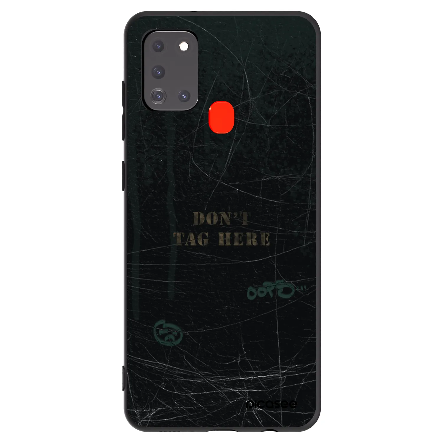 Picasee silikónový čierny obal pre Samsung Galaxy A21s - DON´T TAG