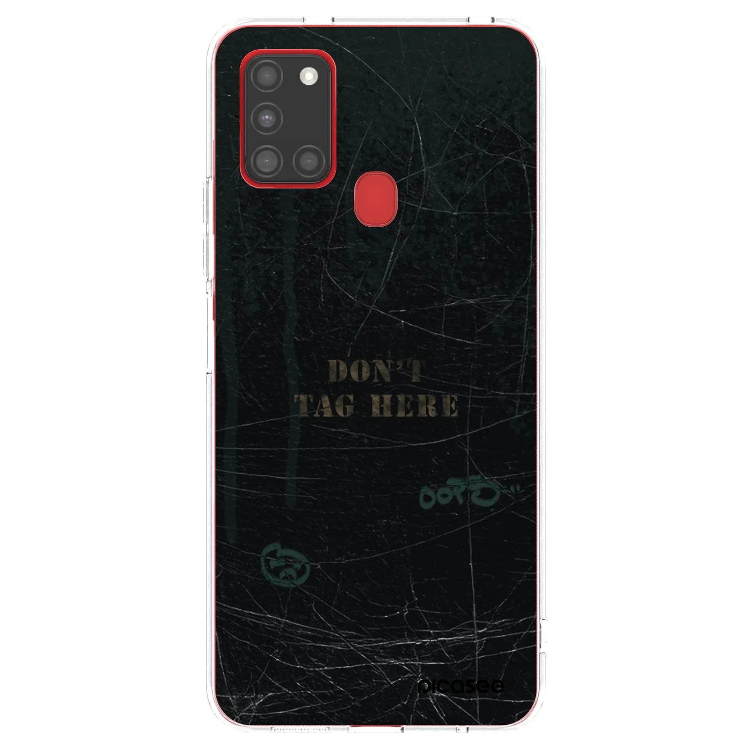 Picasee silikónový prehľadný obal pre Samsung Galaxy A21s - DON´T TAG