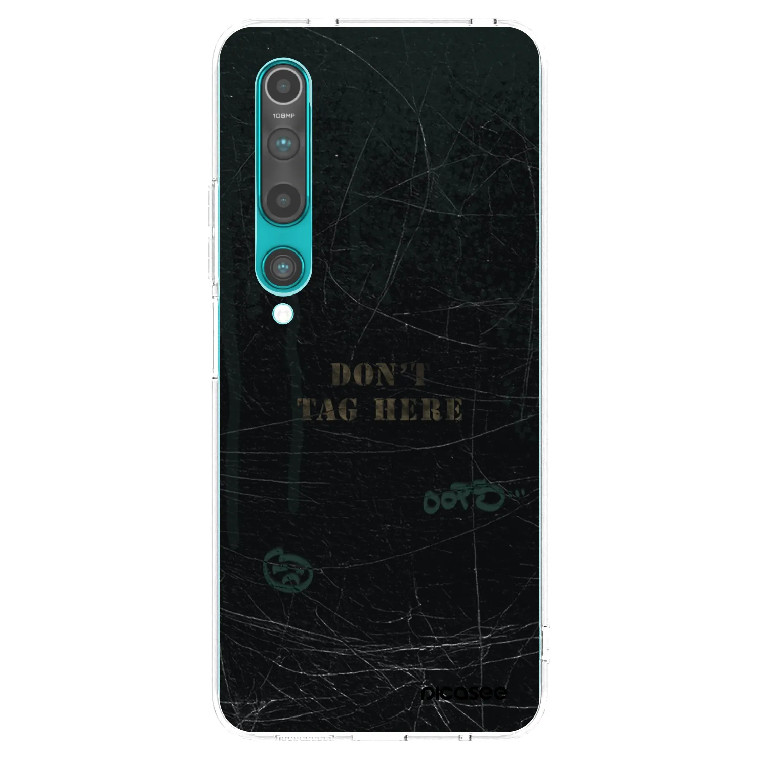 Picasee silikónový prehľadný obal pre Xiaomi Mi 10 - DON´T TAG