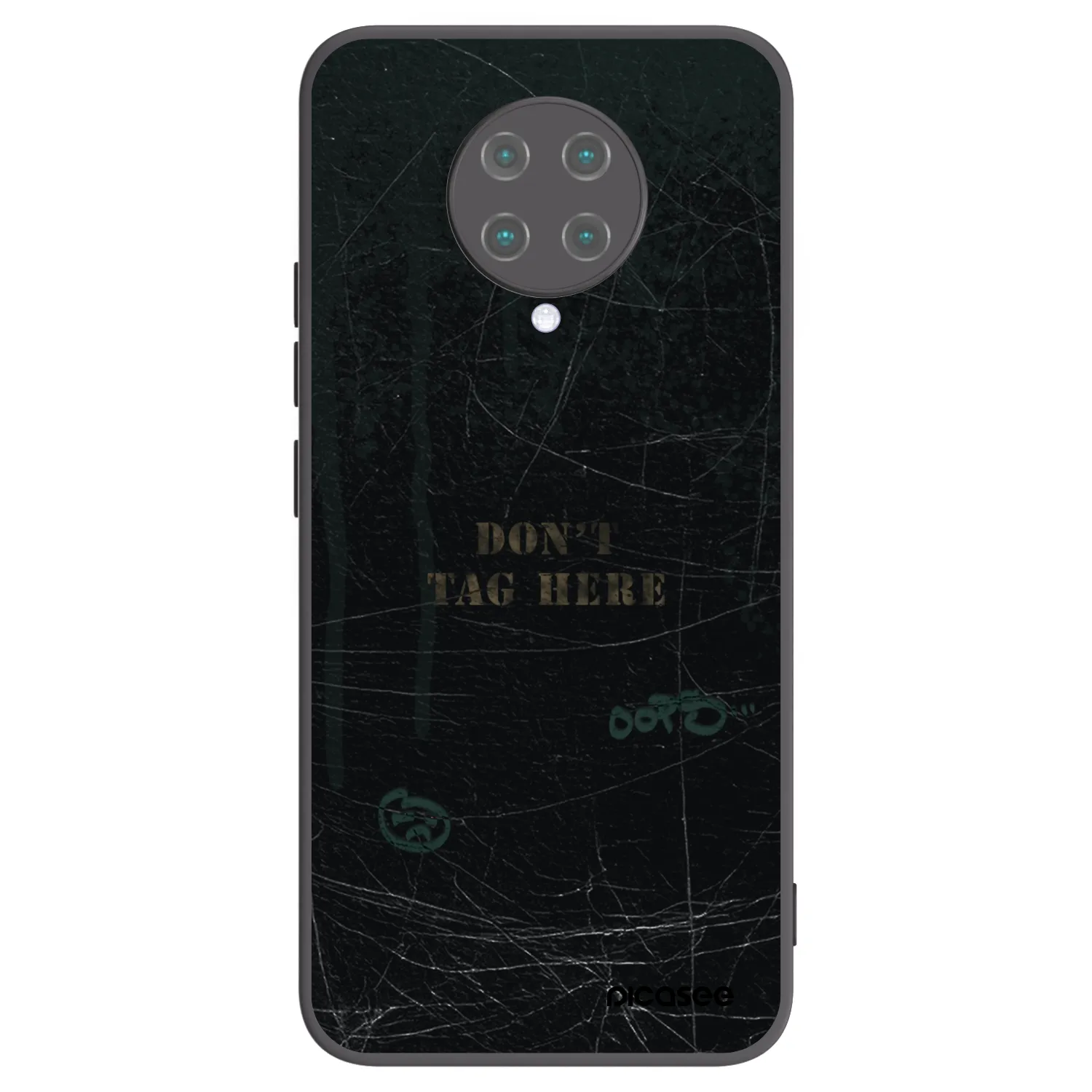 Picasee silikónový čierny obal pre Xiaomi Poco F2 Pro - DON´T TAG