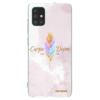Picasee silikónový prehľadný obal pre Samsung Galaxy M51 M515F - Užívaj dňa