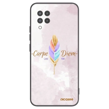 Picasee silikónový čierny obal pre Samsung Galaxy A42 A426B - Užívaj dňa