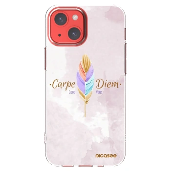 Picasee silikónový prehľadný obal pre Apple iPhone 13 mini - Užívaj dňa