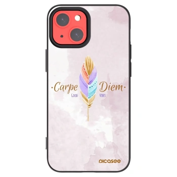 Picasee silikónový čierny obal pre Apple iPhone 13 mini - Užívaj dňa