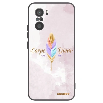 Picasee silikónový čierny obal pre Xiaomi Poco F3 - Užívaj dňa