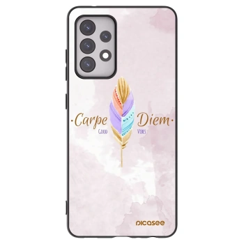 Picasee silikónový čierny obal pre Samsung Galaxy A52s 5G A528B - Užívaj dňa