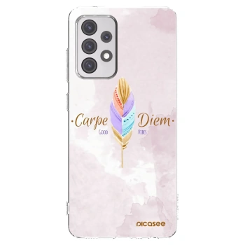 Picasee silikónový prehľadný obal pre Samsung Galaxy A52s 5G A528B - Užívaj dňa