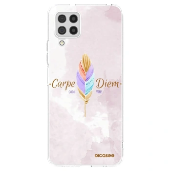 Picasee silikónový prehľadný obal pre Samsung Galaxy A22 A225F 4G - Užívaj dňa